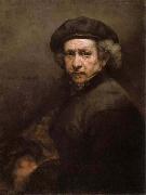 Rembrandt van rijn Self-Portrait oil painting on canvas
